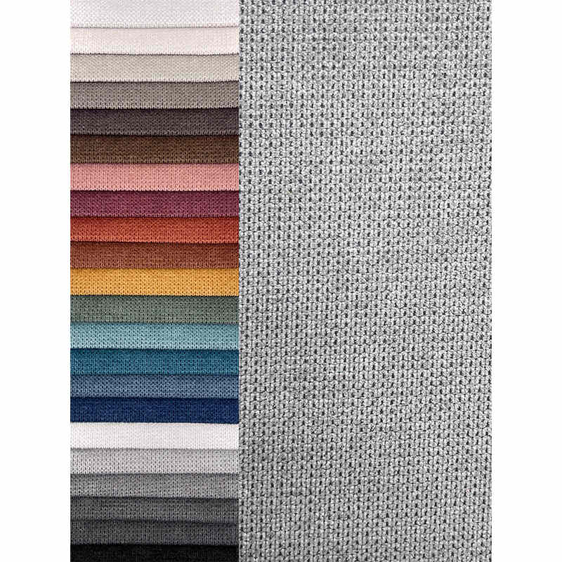 100% Polyester Linen Fabric Flower Sofa Classical Organic Linen Fabric Wholesale