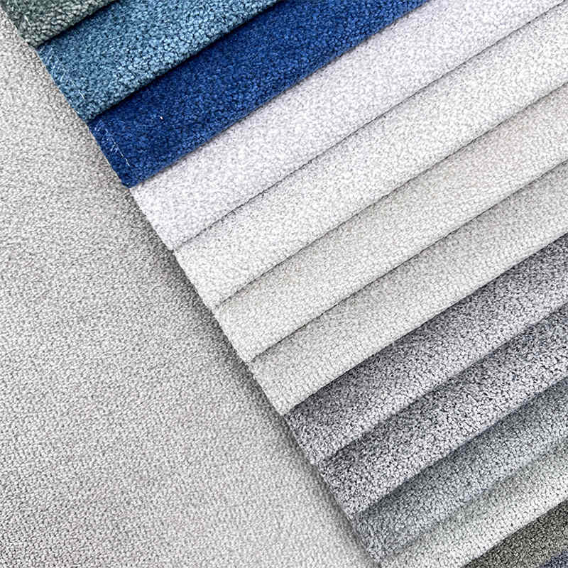 Home Textile Custom Print Fabric Linen 100% Polyester Faux Linen Sofa Fabric