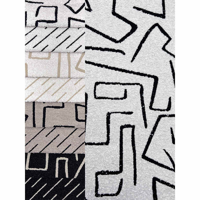 Luxury Custom Heavy Weight 100% Polyester Linen Jacquard Sofas Fabrics Antique Upholstery Linen Fabric