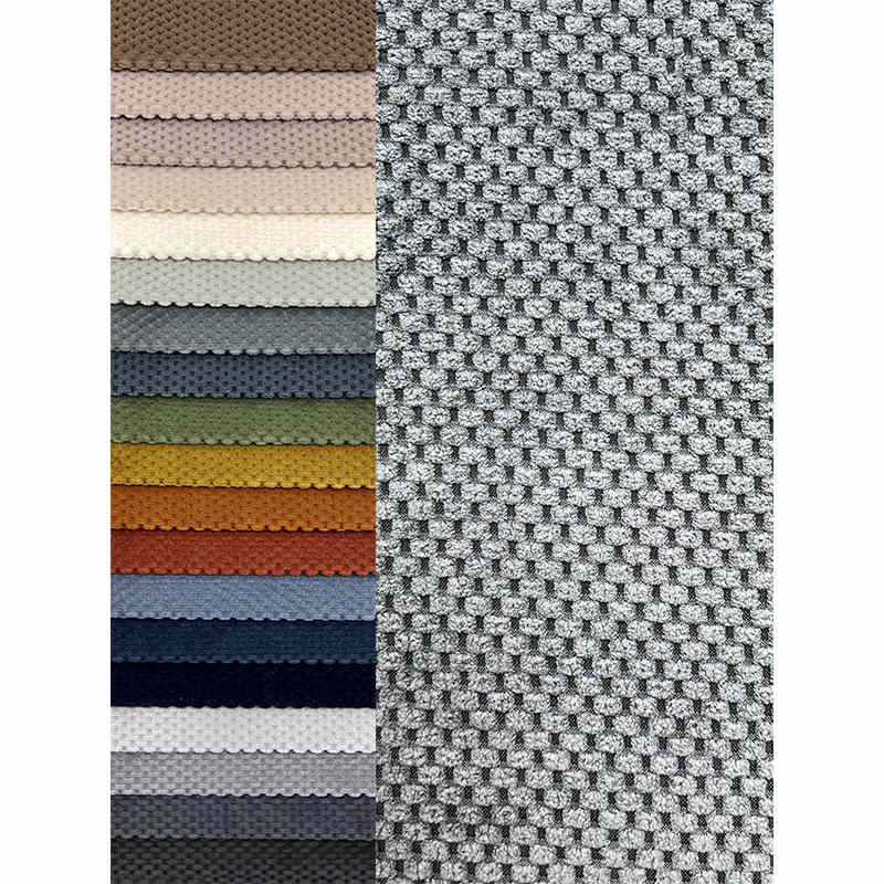 OEM Heavy Weight Quality Knitting Plain Velvet Upholstery Fabrics for Sofas and Furniture