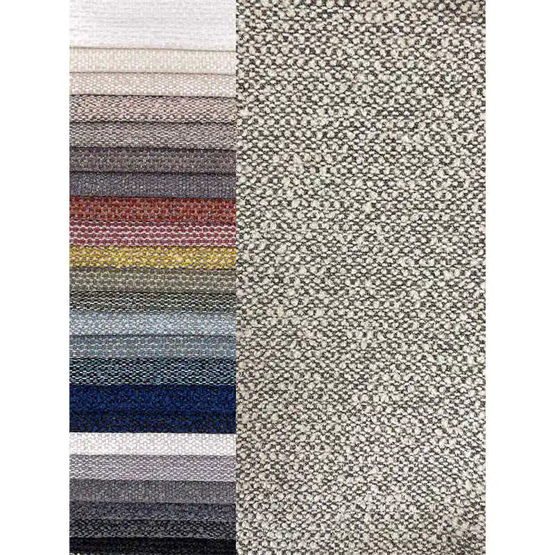 Textile Fabrics Couch for Living Room Sofas Woven Jacquard Linen Look Sofa Fabric