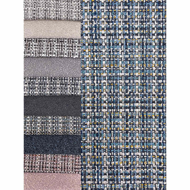 Home Use Modern Upholstery Fabric Sofa Corner Recliner Thick Linen Sofa Fabric