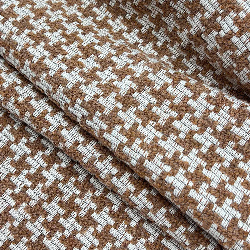 Colorful Home Textile Furniture Non Woven Fabric Polyester Jacquard Pure Linen Fabric