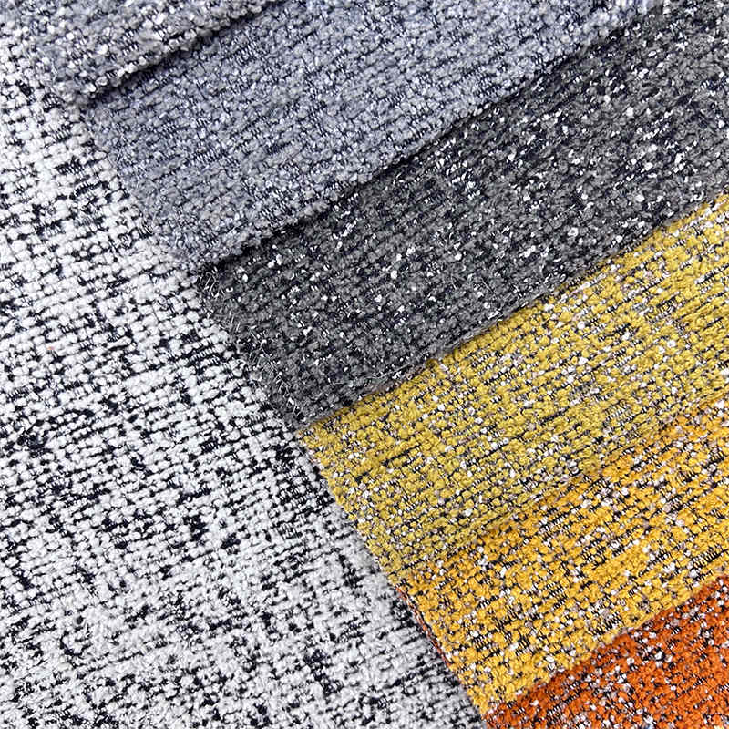 Luxurious Upholstery Sofa Fabric Micro Polyester Printed Linen Fabric for Sofa Furniture