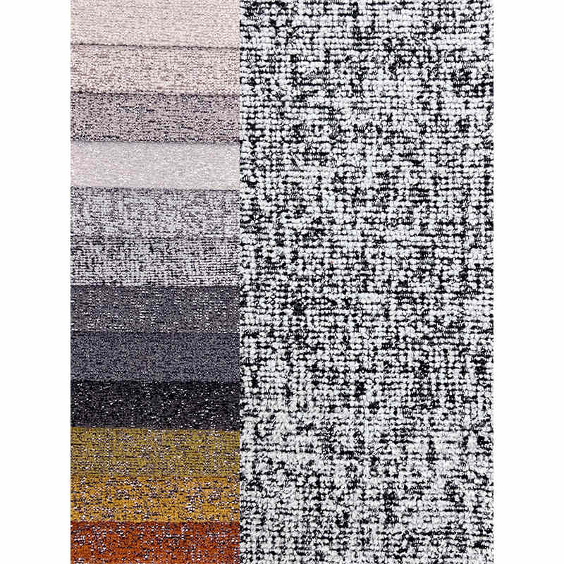 Luxurious Upholstery Sofa Fabric Micro Polyester Printed Linen Fabric for Sofa Furniture