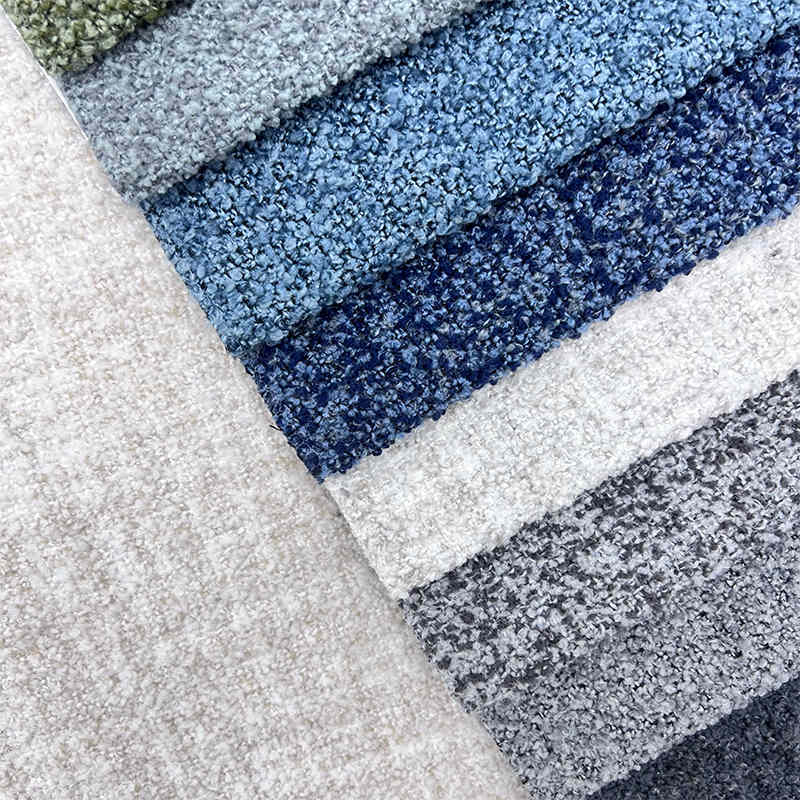 China Designer Fabrics Polyester Soft Felt Linen Fabric for Upholstery