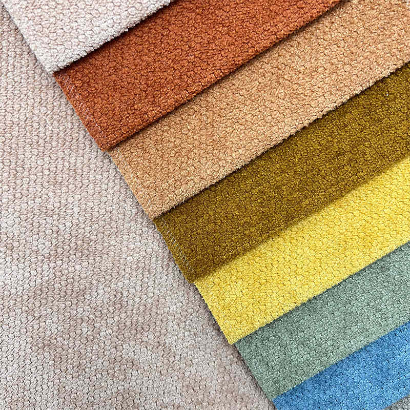 Designer Furniture Upholstery Waterproof Fabric Polyester Check Linen Fabric for Sofa Making