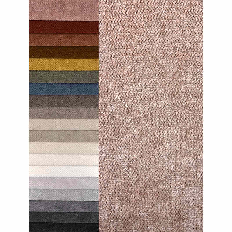 Designer Furniture Upholstery Waterproof Fabric Polyester Check Linen Fabric for Sofa Making