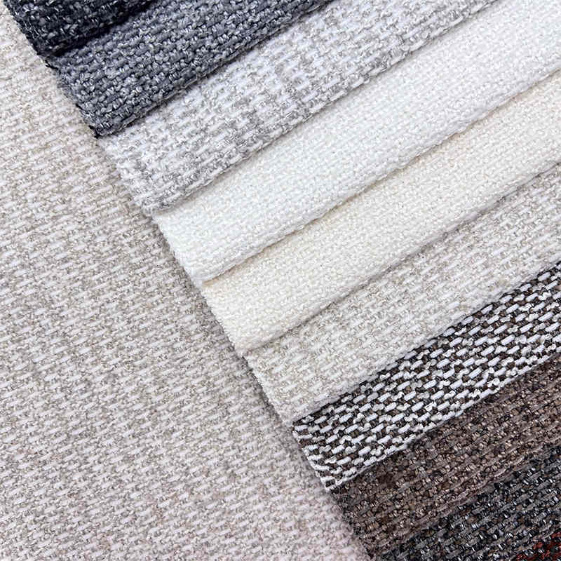 American Style Furniture Fabrics Low Saturation Color Cotton Linen Texture Sofa Fabrics Decorative Fabric