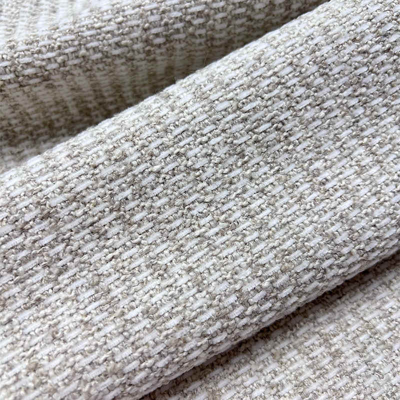 American Style Furniture Fabrics Low Saturation Color Cotton Linen Texture Sofa Fabrics Decorative Fabric
