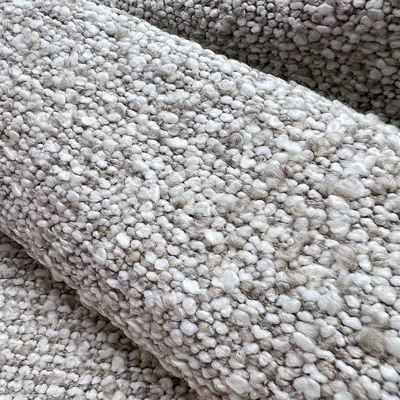 High-weight Acrylic Yarn Woven BUKLI Sofa Fabric