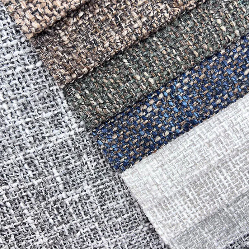 New Fabric Design Upholstery Family Room Linen Sofa Fabric for Sofas and Furniture