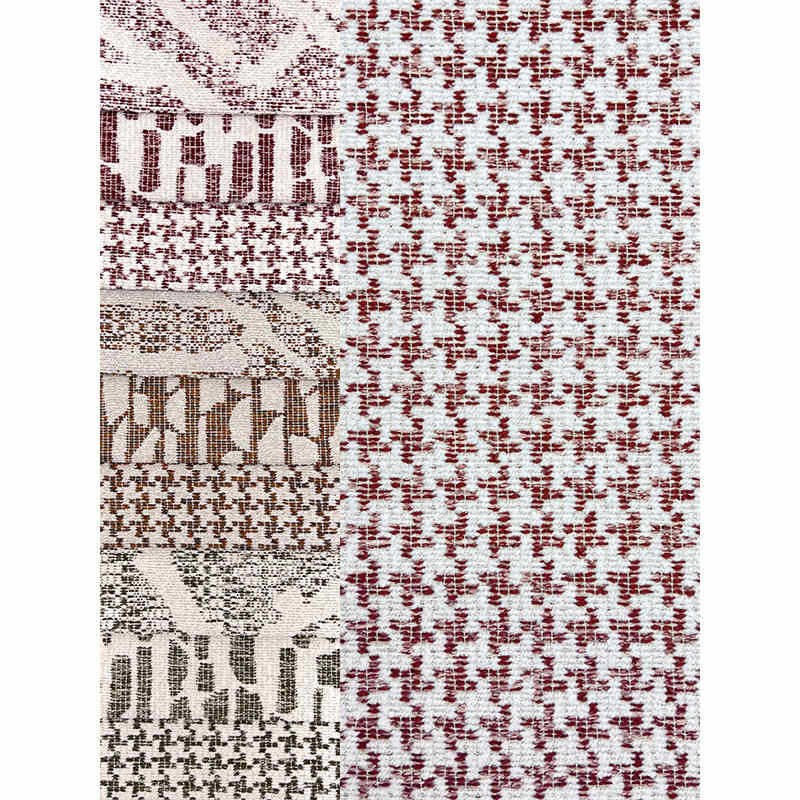 ABC Pattern Design BUKLI Flower Fabric for Home Decor
