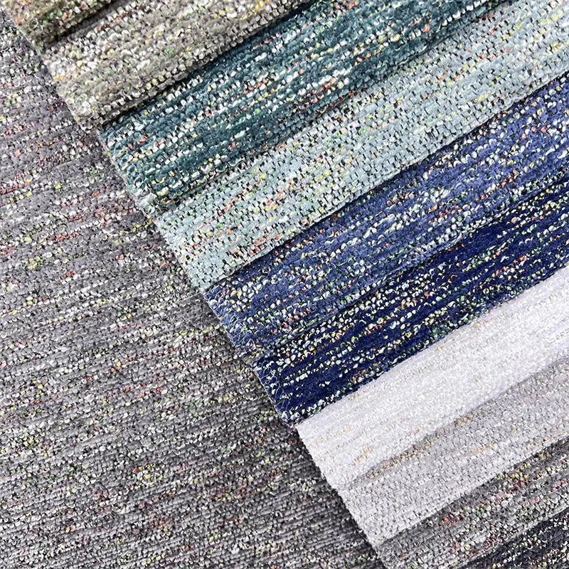 Sofa Fabric Textile Raw Materials Polyester Organic Linen Sofa Fabric for Indoor Deco