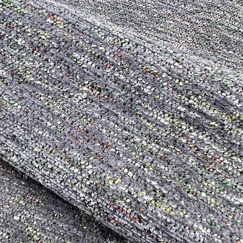 Sofa Fabric Textile Raw Materials Polyester Organic Linen Sofa Fabric for Indoor Deco