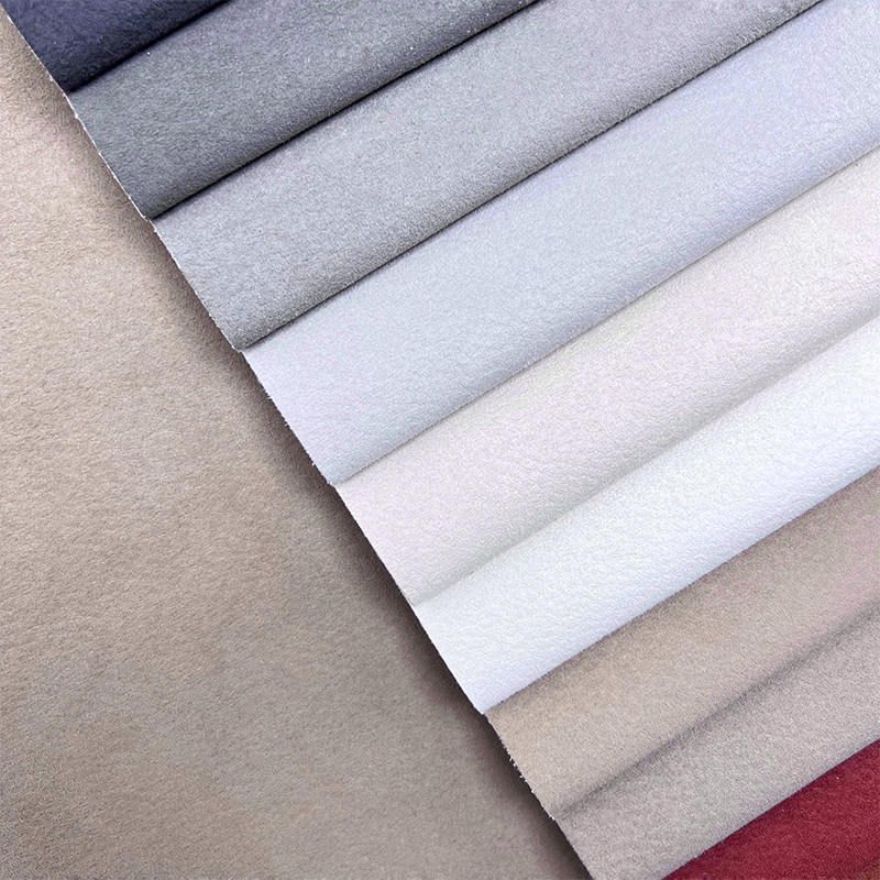 Nonwoven 100% Polyester Knit Fabric for Home Textile Sofa Mattress Upholstery Fabric Suede