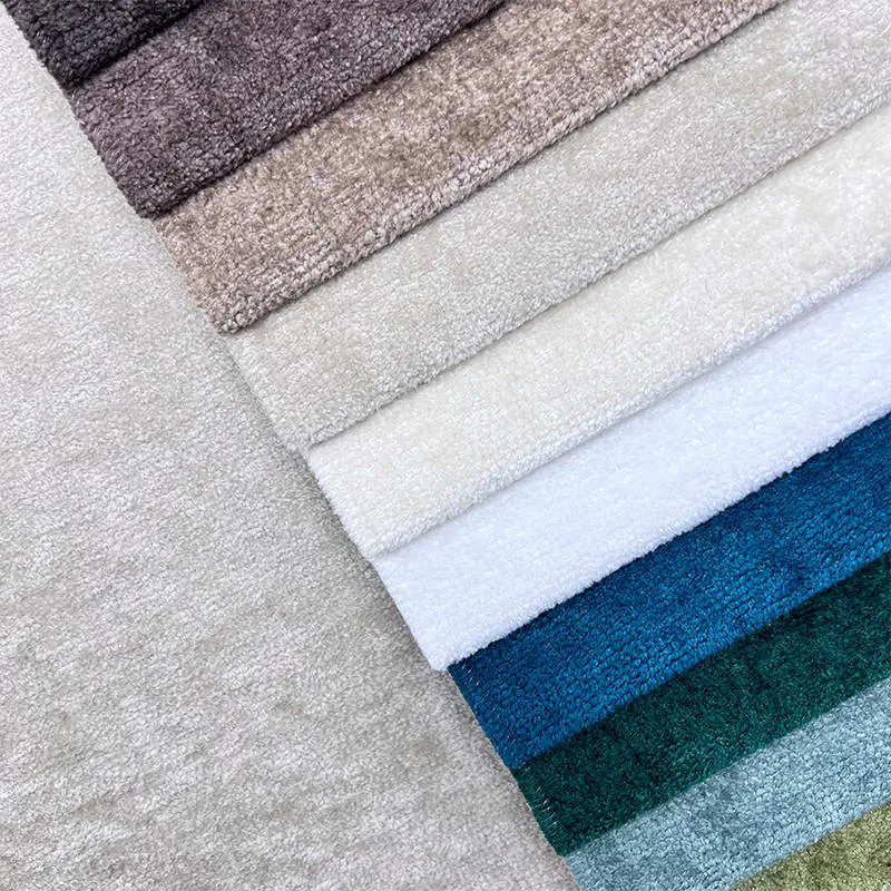 High Quality Water Resistance Chenille 2 Layer Fabric Upholstery Sofa Stretch Fabric for Sofa