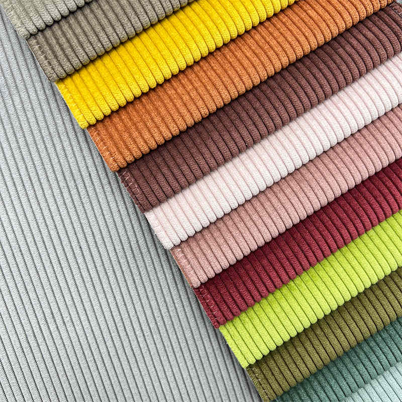 Hot Sale Home Textile Furniture Fabric Chenille Polyester Wholesale Corduroy Sofa Fabric