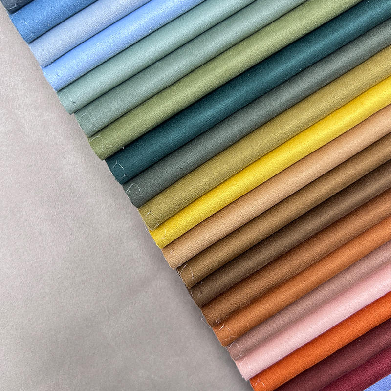 Upholstery Home Textile 100% Polyester Suede Furniture Sofa Fabric Micro Suede Fabric