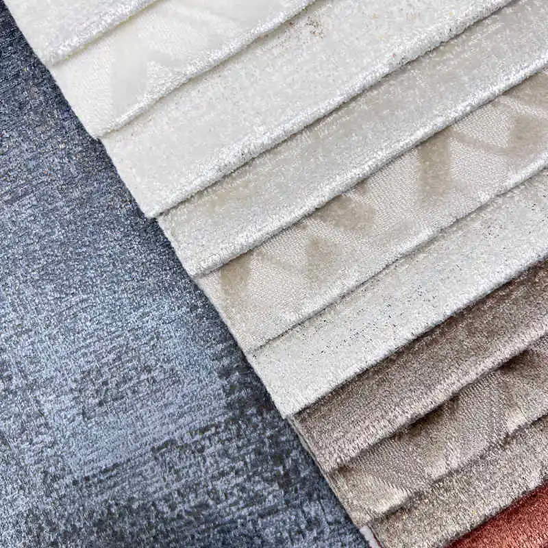 High Quality Sofa Set Luxury Jacquard Modern Luxury Tweed Luxury Velvet Fabric