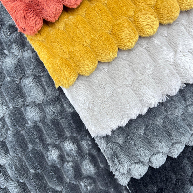 Sofa Fabric Manufacture Holland Velvet Plush Material Hoodie Fabric Teddy Fabric