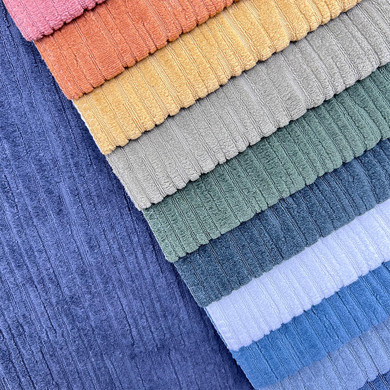Upholstery Polyester Chenille Printed Velvet Fabrics for the Sofa