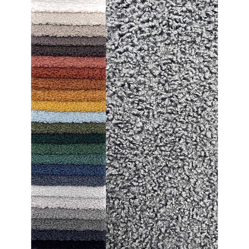 New High Quality Teddy Velvet Fabric for Cushion Upholstery Furniture Fabrics Woven Boucle Sofa Fabric for Home Textile