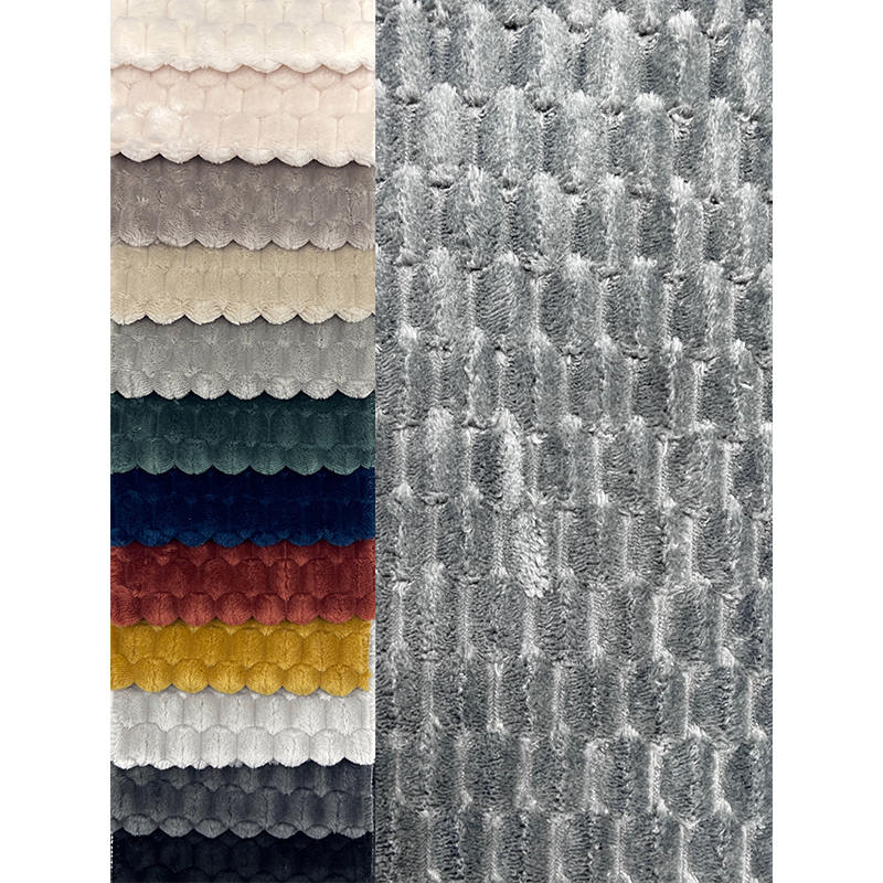 Sofa Fabric Manufacture Holland Velvet Plush Material Hoodie Fabric Teddy Fabric