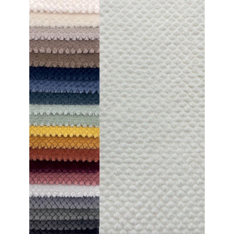 Sofa Fabric Manufacturer Multi-Colors Fluffy Knitting Fabric Long Plush Fabric