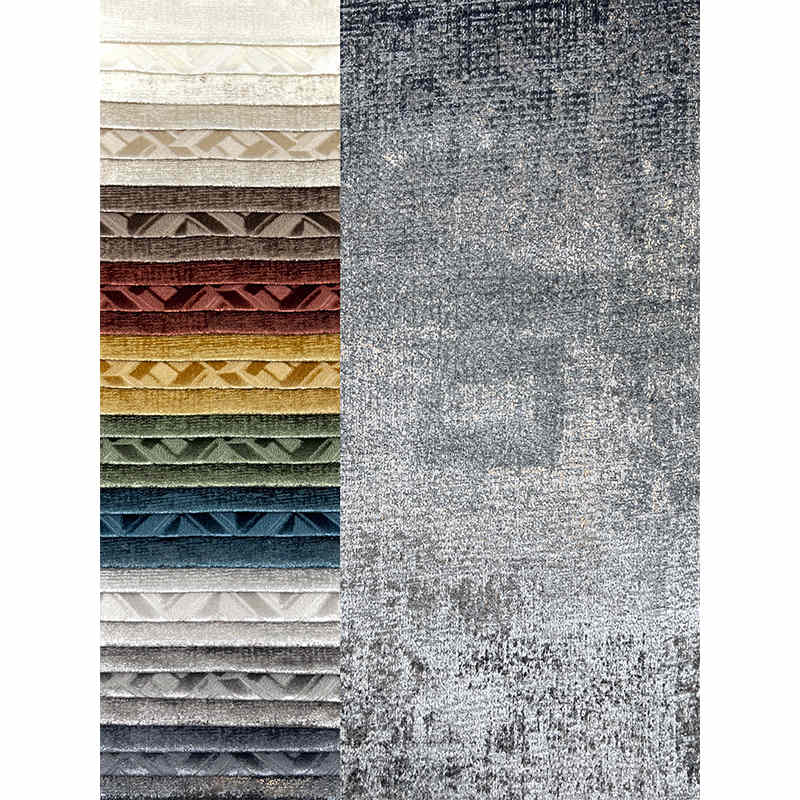 High Quality Sofa Set Luxury Jacquard Modern Luxury Tweed Luxury Velvet Fabric