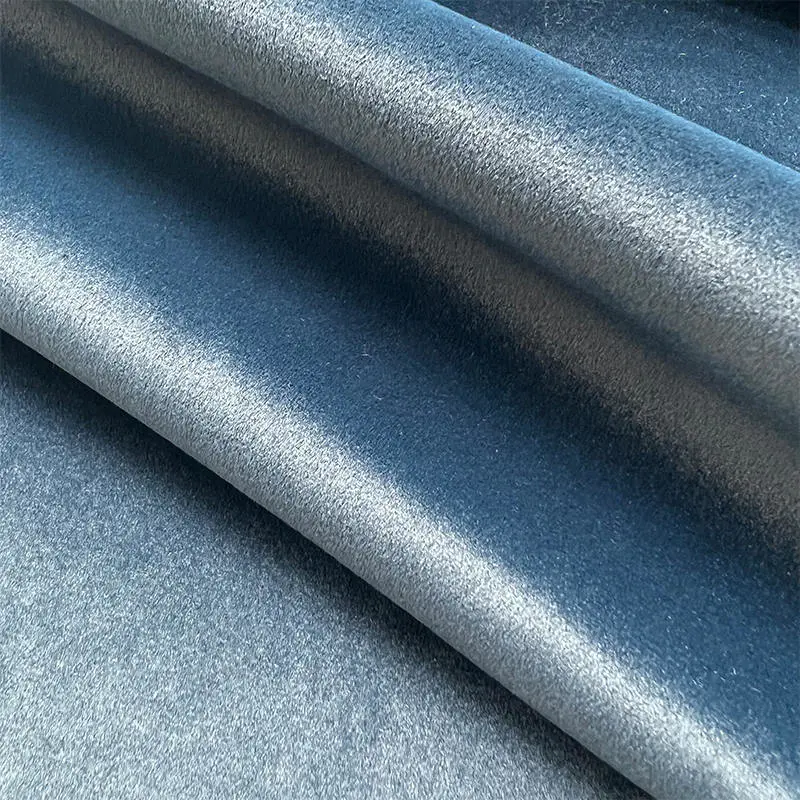 Wholesale OEM Furniture Upholstery Fabric Luxury Plain Sofa Fabric Solid Color Velvet Fabric for Sofa Chair Cushion