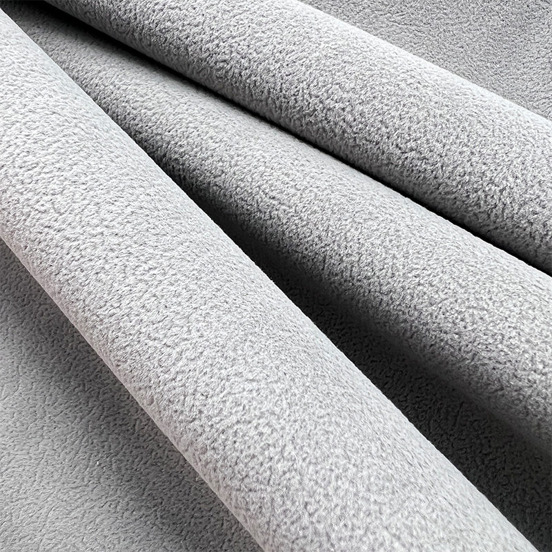 Matte Color Small Pattern Classic Velvet Sofa Fabric Smooth Texture Pets Friendly Fabric
