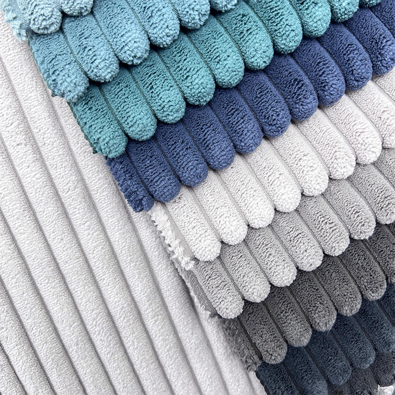 New Arrival Multiple Colour 100% Polyester Heavy Vintage Corduroy Furniture Fabric