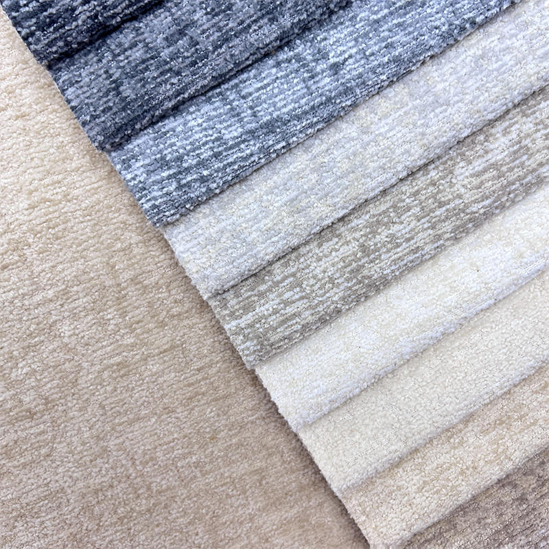 Polyester Waterproof Soft Luxury Home Textile Upholstery Jacquard Boucle Sofa Velvet Fabric