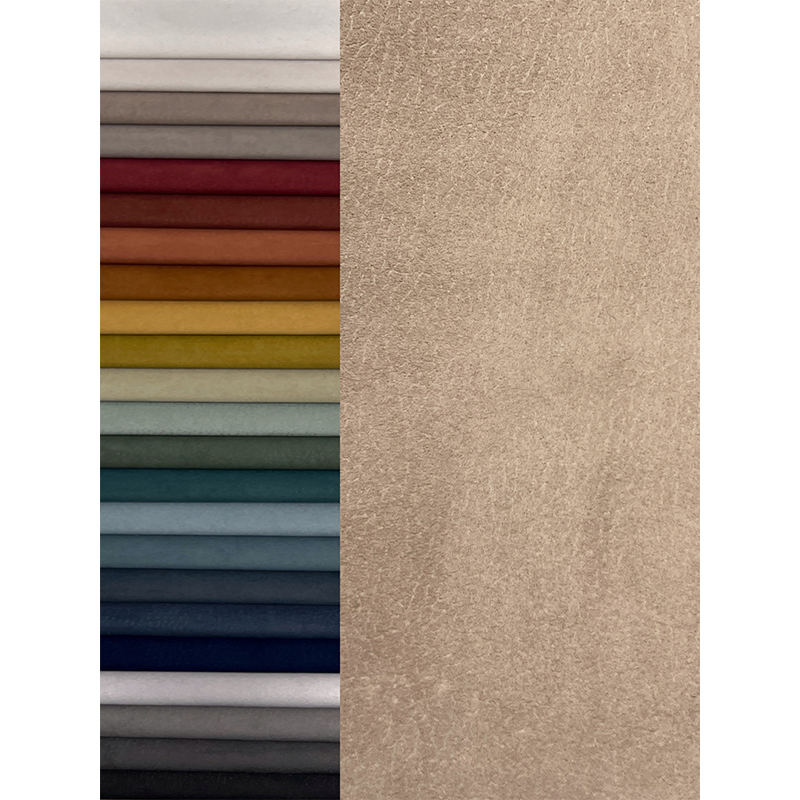 Luxurious Sofa Colorful Living Room Fabric Polyester Sofa Material Suede Fabric Sofa Fabric