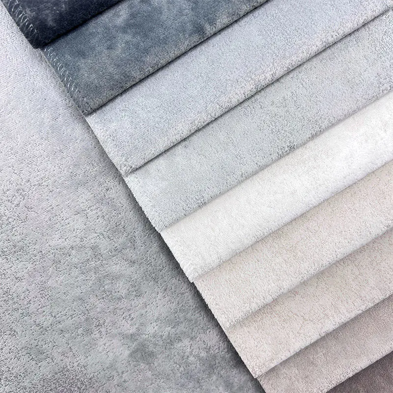 Velvet Fabric for Furniture Nonwoven Fabric for Home Textile Sofa Mattress Polyester Knitted Fabric