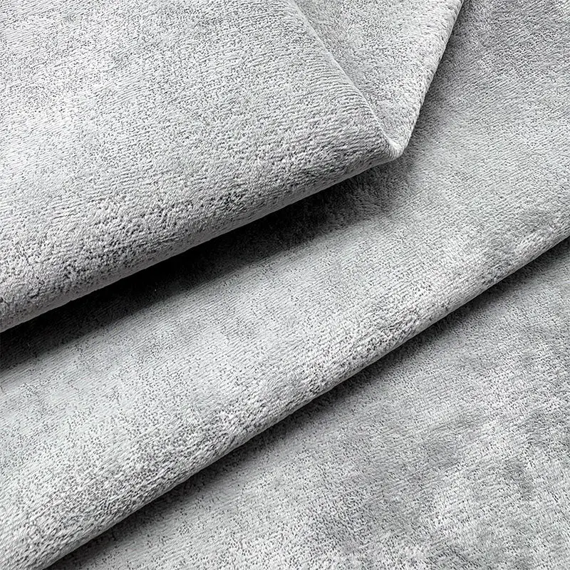 Velvet Fabric for Furniture Nonwoven Fabric for Home Textile Sofa Mattress Polyester Knitted Fabric
