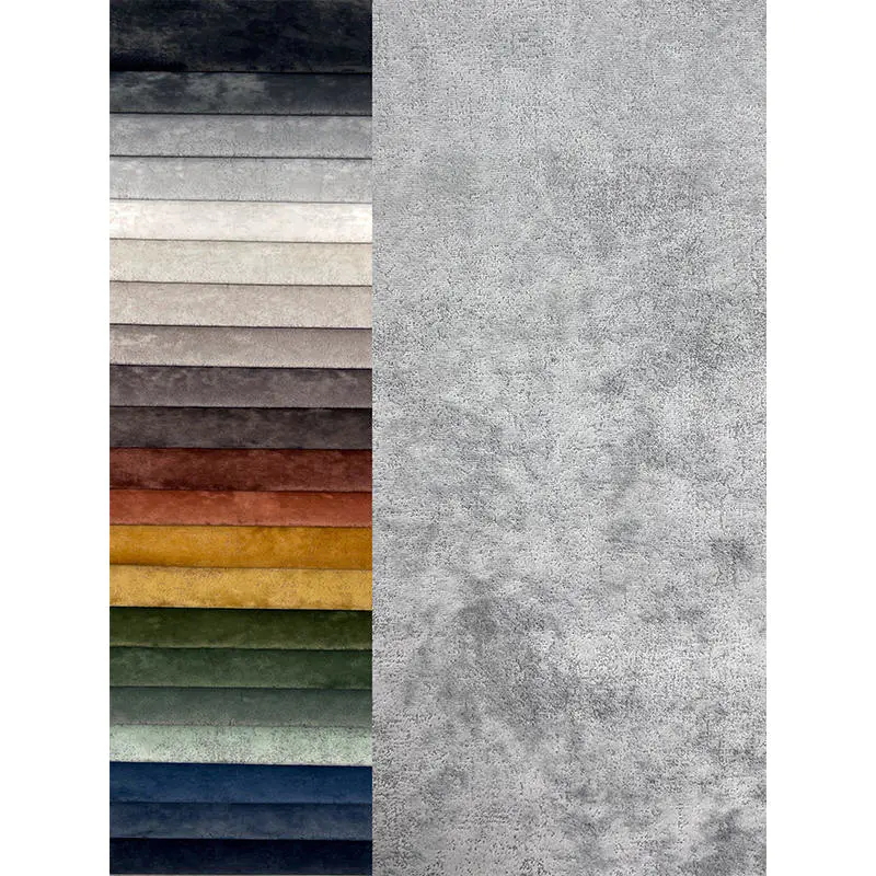 Velvet Fabric for Furniture Nonwoven Fabric for Home Textile Sofa Mattress Polyester Knitted Fabric