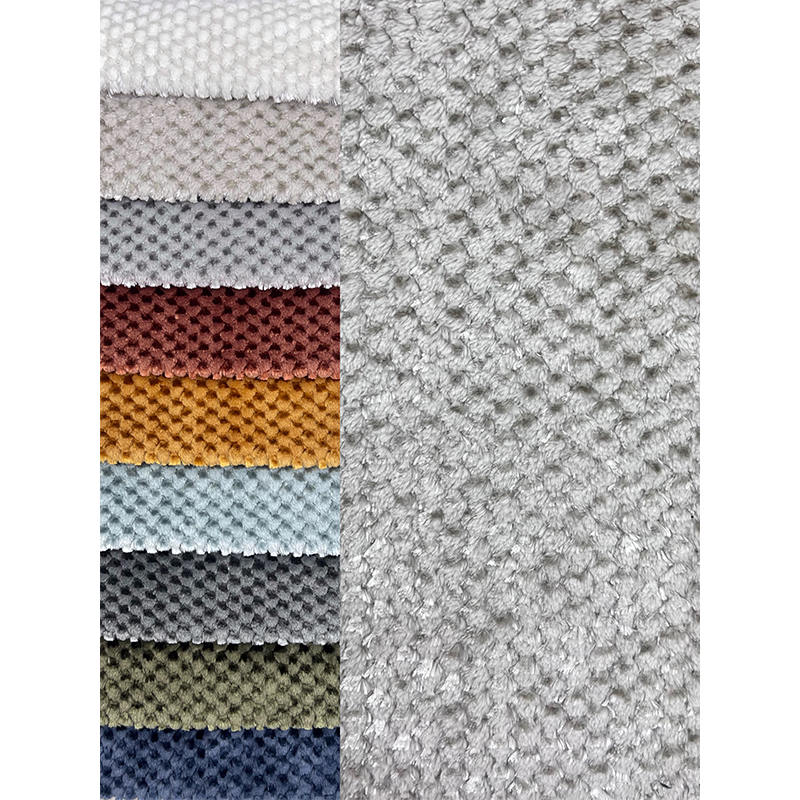 Factory Directly Wholesale Price Polyester Plush Felt Fabric Textile Raw Material for Sofa