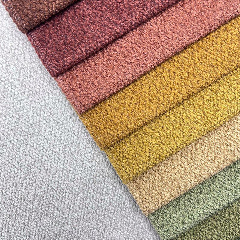 Customized Polyester Dyed Fabric Sofa Material Soft Velvet Fabric for Indoor Furniture