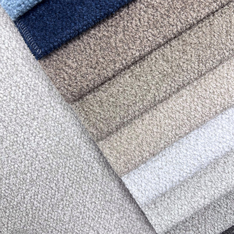 Customized Polyester Dyed Fabric Sofa Material Soft Velvet Fabric for Indoor Furniture