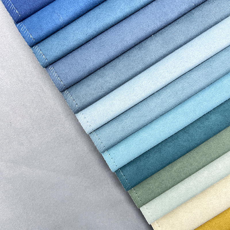 Manufacturing 100 Polyester Microfiber Suede Sofa Fabric Waterproof Suede Leather Fabric