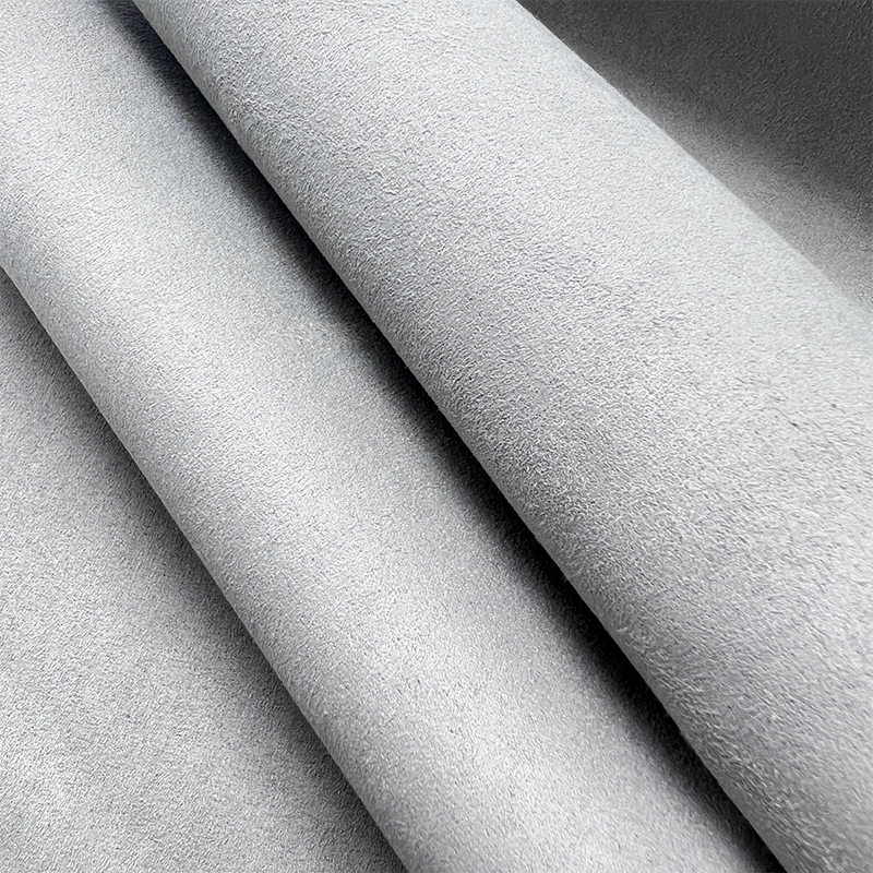 Manufacturing 100 Polyester Microfiber Suede Sofa Fabric Waterproof Suede Leather Fabric