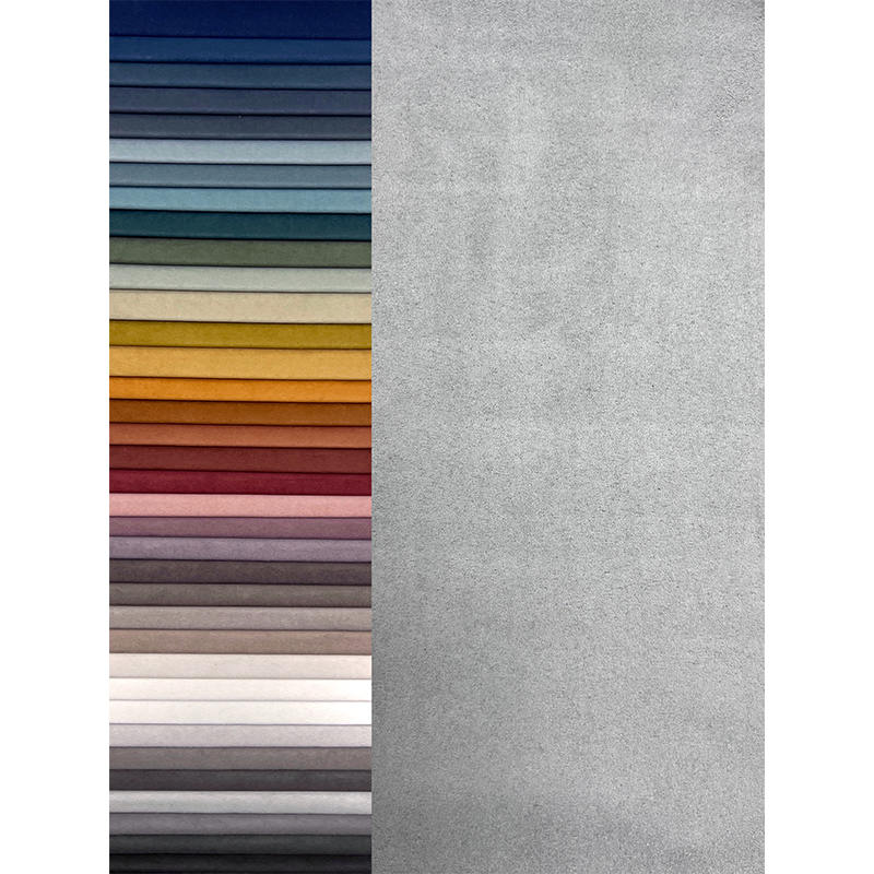 Manufacturing 100 Polyester Microfiber Suede Sofa Fabric Waterproof Suede Leather Fabric